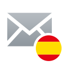 Spanish translation of the e-mail templates icon